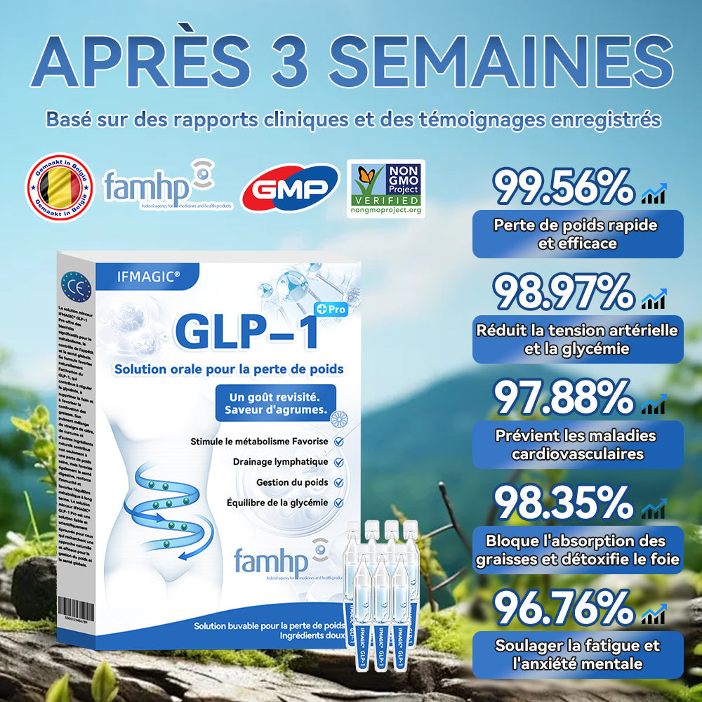 𝐈𝐅𝐌𝐀𝐆𝐈𝐂® 𝐆𝐋𝐏-𝟏 𝐏𝐫𝐨 𝐒𝐨𝐥𝐮𝐭𝐢𝐨𝐧 𝐨𝐫𝐚𝐥𝐞 𝐩𝐨𝐮𝐫 𝐥𝐚 𝐩𝐞𝐫𝐭𝐞 𝐝𝐞 𝐩𝐨𝐢𝐝𝐬💧💧