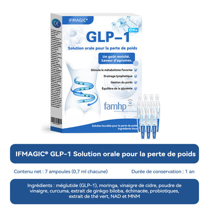 𝐈𝐅𝐌𝐀𝐆𝐈𝐂® 𝐆𝐋𝐏-𝟏 𝐏𝐫𝐨 𝐒𝐨𝐥𝐮𝐭𝐢𝐨𝐧 𝐨𝐫𝐚𝐥𝐞 𝐩𝐨𝐮𝐫 𝐥𝐚 𝐩𝐞𝐫𝐭𝐞 𝐝𝐞 𝐩𝐨𝐢𝐝𝐬💧💧