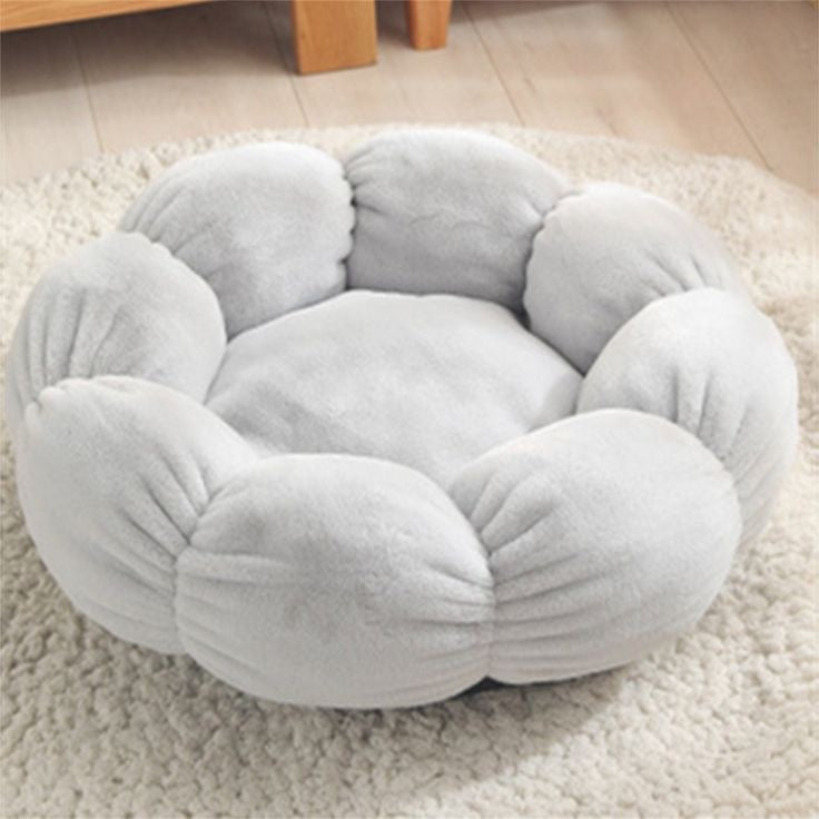 Flower Cat Bed Soft and Cute Open Design