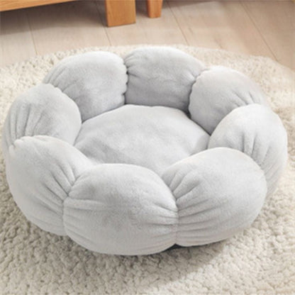 Flower Cat Bed Soft and Cute Open Design