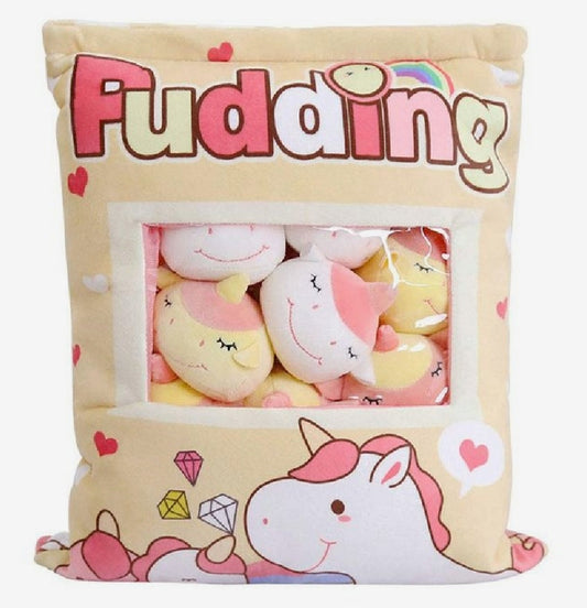 Stress-Relief Pudding Pillow Baby Unicorns