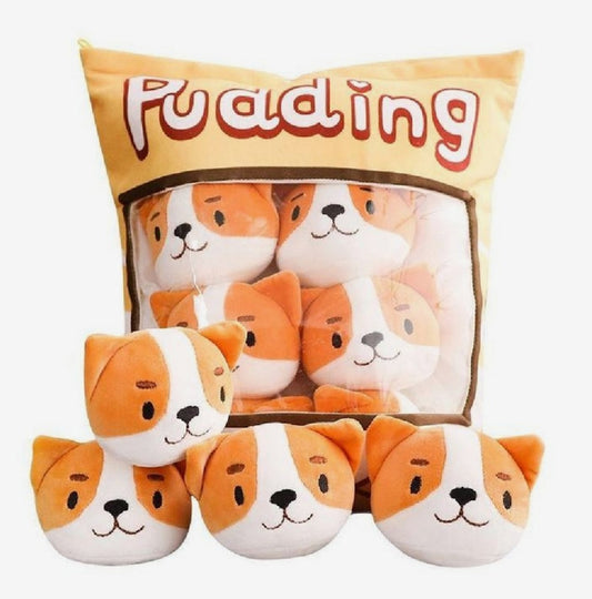 Stress-Relief Pudding Pillow Puppies