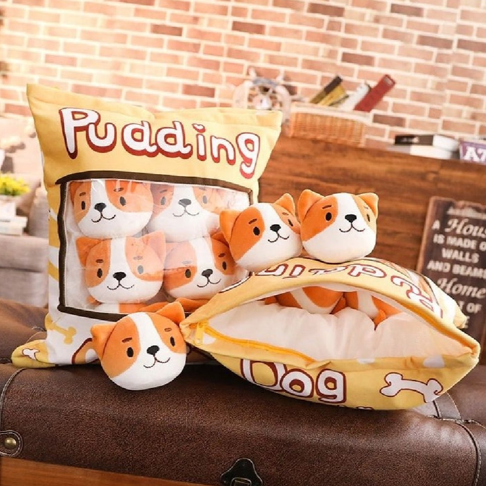 Stress-Relief Pudding Pillow Puppies