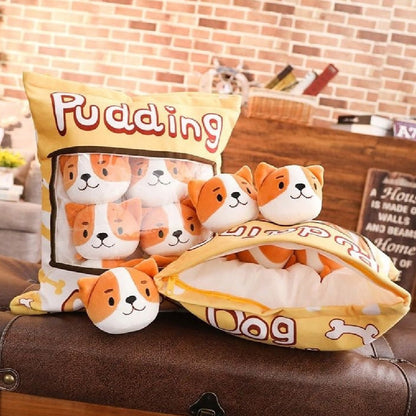 Stress-Relief Pudding Pillow Puppies
